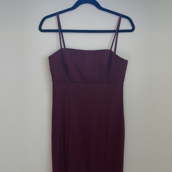 Amsale Bray Ruby crepe bridesmaid gown 4 - Picture 4 of 11